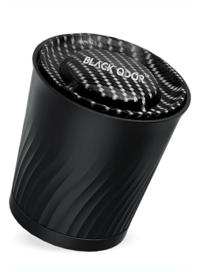 رائحة سوداء معطر جو السيارة بلاك أودور BO-2 كاربون بلاك – 70 جرام، برائحة البرفان تدوم طويلاً - Image 1